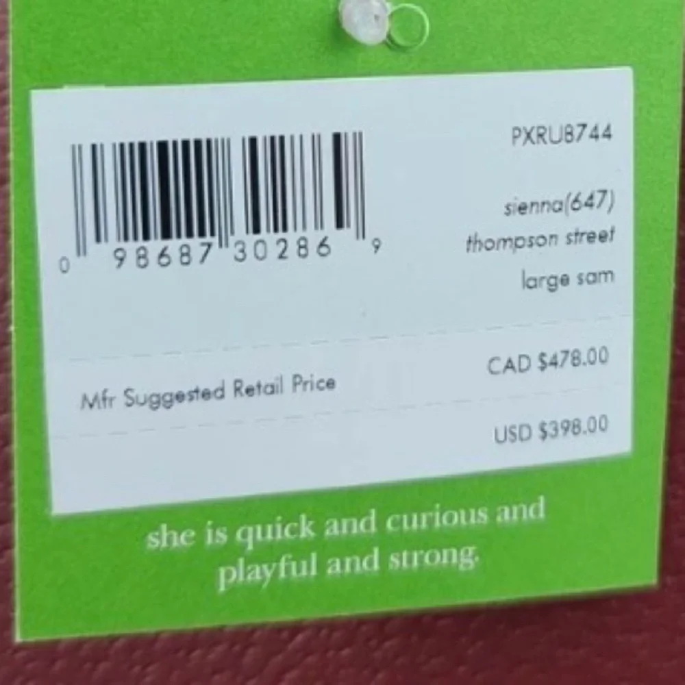 KATE SPADE THOMPSON STREET LARGE SAM HANDBAG in SIENNA
